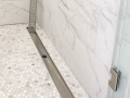 LUXE Wedgewire Linear Drain_grate lifted
